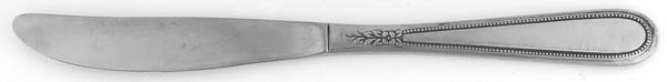 Vanity (Stainless, Beaded Outline) Modern Solid Knife