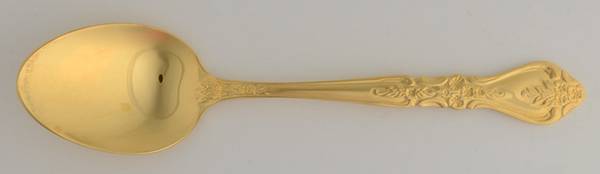 Gold Kings Berry (Gold Electroplate) Tablespoon (Serving Spoon)