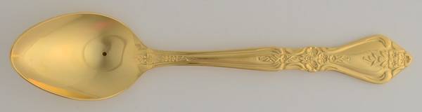 Gold Kings Berry (Gold Electroplate) Place/Oval Soup Spoon