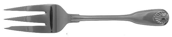 Cote D'Azure (Stainless) Medium Solid Cold Meat Serving Fork