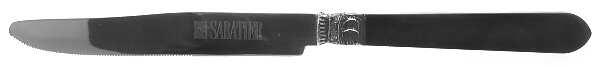 Cannes-Black (Stainless) New French Hollow Knife