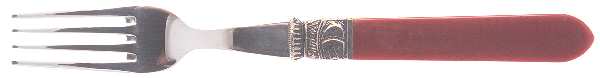 Cannes-Burgundy (Stainless) Individual Hollow Handle Salad Fork