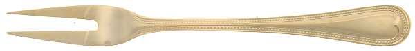 SBB8 (Gold Electroplate) Short Handle Pickle/Olive Fork