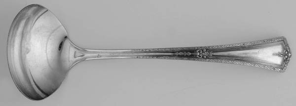 FOUR (Silverplate) Solid Piece Cream Ladle