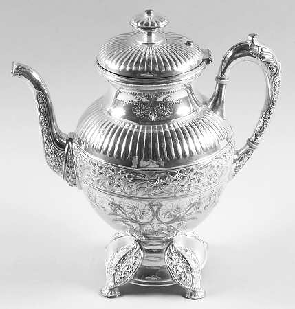 2091 (Silverplate, Hollowware) Silverplate Coffee Pot