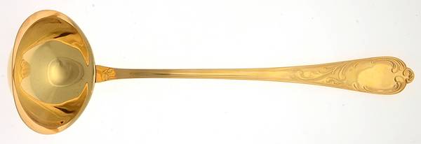 SBB9 (Gold Electroplate) Solid Soup Ladle