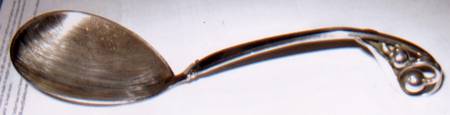 SOS7 (Sterling) Sauce Ladle, Solid Piece