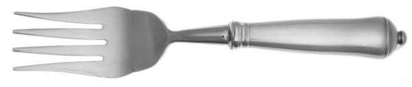 Maxfield (Silverplate) Cold Meat Fork Large, Stainless Tines HC