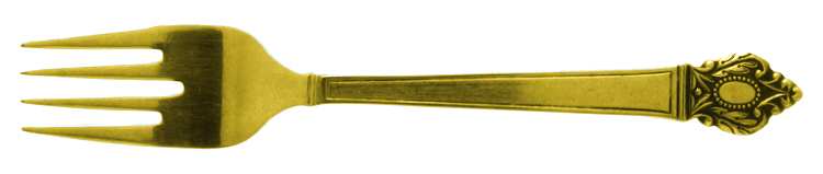 Majesty-Gold (Gold Electroplate) Individual Salad Fork