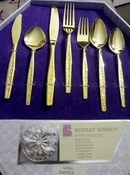 Gold Castle (Gold Electroplate) by Stanley Roberts