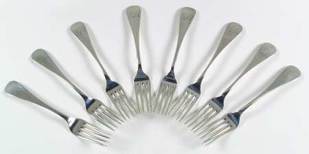 SWJ2 (Sterling) Fork - Set of 8