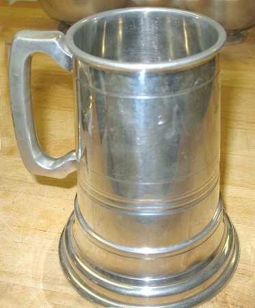 Pewter Hollowware Tankard