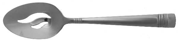 Mesa (Stainless, Rounded Tip) Pierced Tablespoon (Serving Spoon)