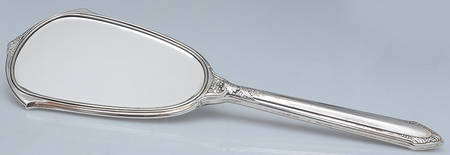 SBS13 (Sterling, Hollowware) Mirror with Handle