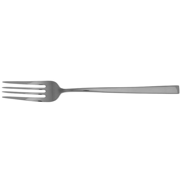 Linea Q (Stainless, Glossy) Solid Serving Fork