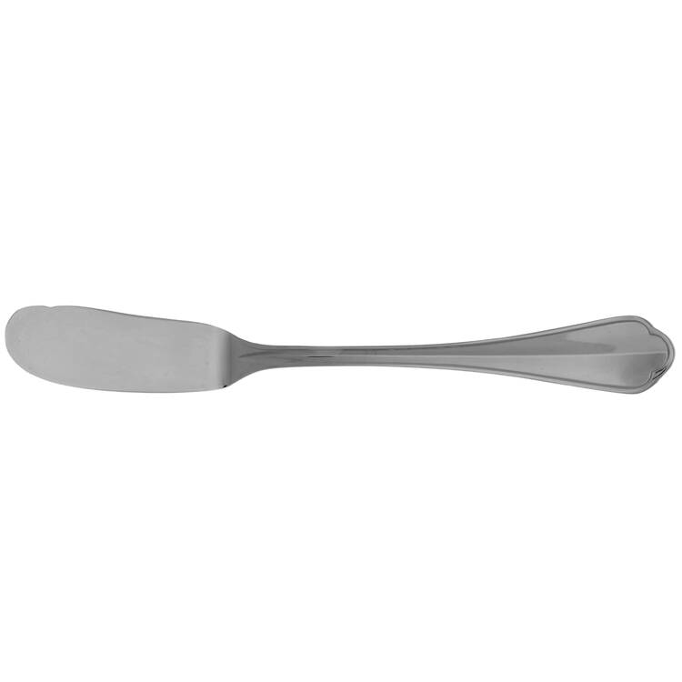 Rome (Stainless) Modern Hollow Butter Spreader (Stainless)