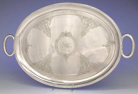 Sterling Hollowware Large Waiter Tray