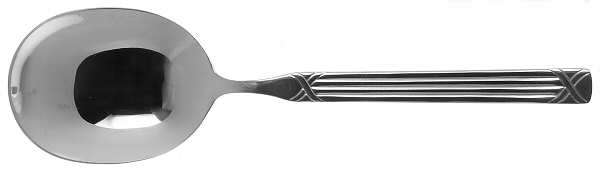 SBB10 (Stainless) Solid Smooth Casserole Spoon