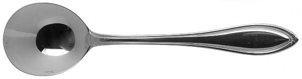 SMD1 (Stainless) Round Bowl Soup Spoon (Gumbo)