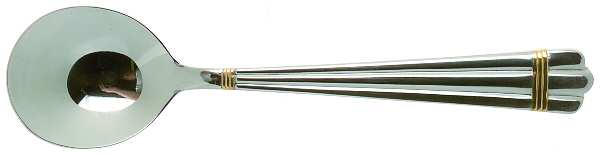 SMD5 (Stainless) Round Bowl Soup Spoon (Gumbo)