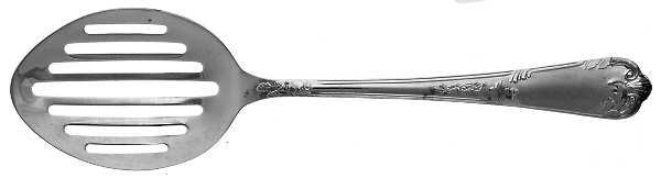 SSD6 (Silverplate) Pierced Tablespoon (Serving Spoon)