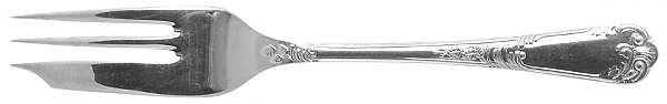 SSD6 (Silverplate) Pastry Fork