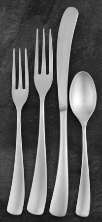 Larch-Satin (Stainless) 4 Piece Place Setting