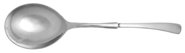 Larch-Satin (Stainless) Casserole Spoon with Smooth Stainless Bowl HC