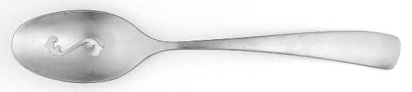 Larch-Satin (Stainless) Pierced Tablespoon (Serving Spoon)
