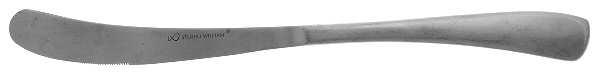 Larch-Satin (Stainless) Modern Solid Knife