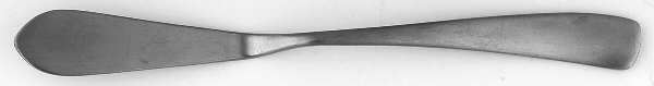 Larch-Satin (Stainless) Flat Handle Master Butter Knife