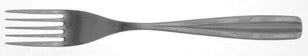 Papaya-Mirror (Stainless) Large Solid Cold Meat Serving Fork