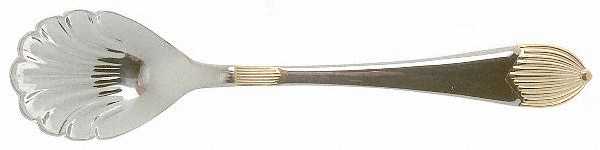 SBB11G (Stainless, Gold Accent) Sugar Shell Spoon