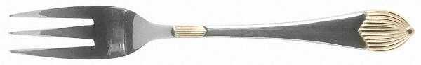 SBB11G (Stainless, Gold Accent) Cocktail/Seafood Fork