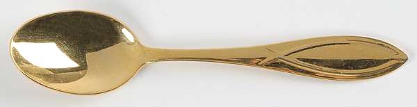 SBB12 (Gold Electroplate) Five O'Clock Teaspoon