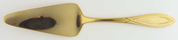 SBB12 (Gold Electroplate) Solid Pie Server