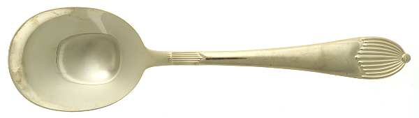 SBB17 (Gold Electroplate) Solid Smooth Casserole Spoon