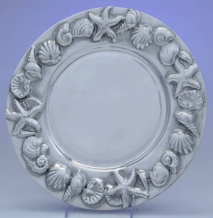 Pewter Hollowware 12" Round Tray