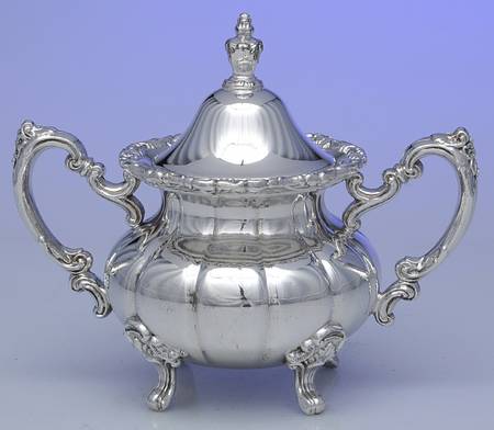 434 (Silverplate, Hollowware) Sugar Bowl & Lid
