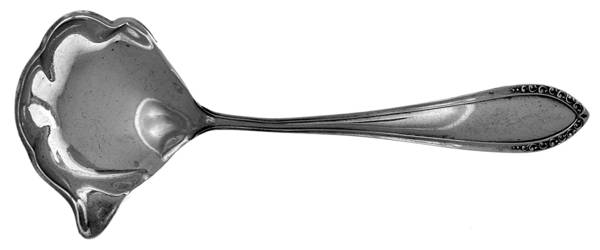 SBS20 (Sterling) Solid Piece Cream Ladle