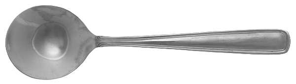 S5C1 (Stainless) Round Bowl Soup Spoon (Gumbo)