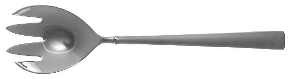 SOL16f (Stainless, Frosted) Solid Serving Fork