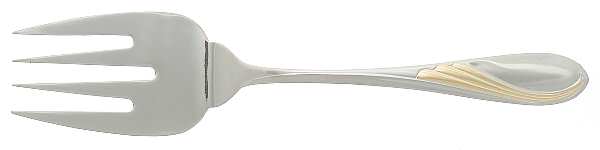 SBB21 (Stainless) Medium Solid Cold Meat Serving Fork