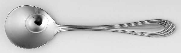 SYZ4 (Stainless) Round Bowl Soup Spoon (Cream Soup)