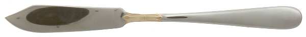 SMD6G (Stainless, Gold Accent) Individual Solid Fish Knife