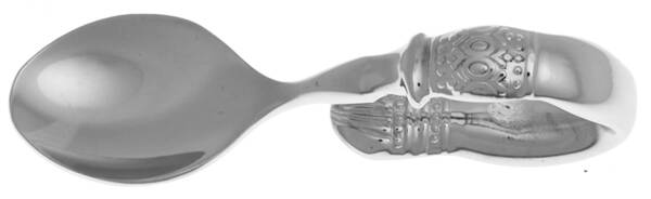 Gallery (Stainless) Baby Spoon with Curved Handle HC