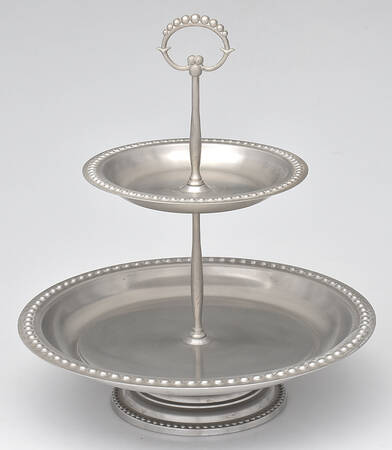 Astoria (Stainless, Hollowware) 2 Tier Serving Tray