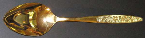 Leslie (Gold, Electroplated) Tablespoon (Serving Spoon)