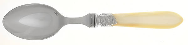 Pompadour-Cream (Stainless) European Place/Oval Soup Spoon