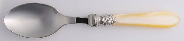 Pompadour-Cream (Stainless) Place/Oval Soup Spoon
